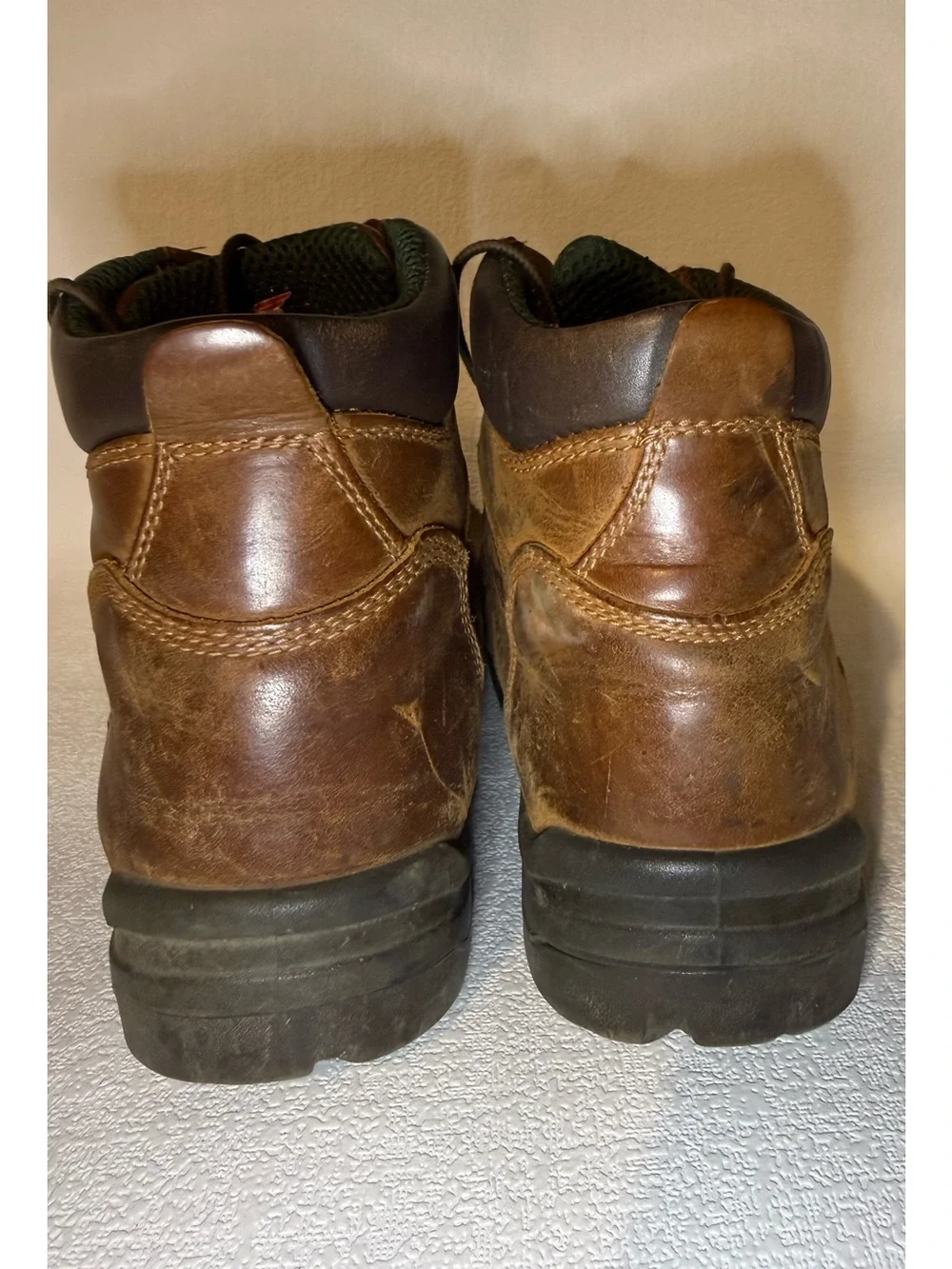 Red Wing Men’s 11 Brown Leather Safety Toe EH Oil Resistant Work Boots